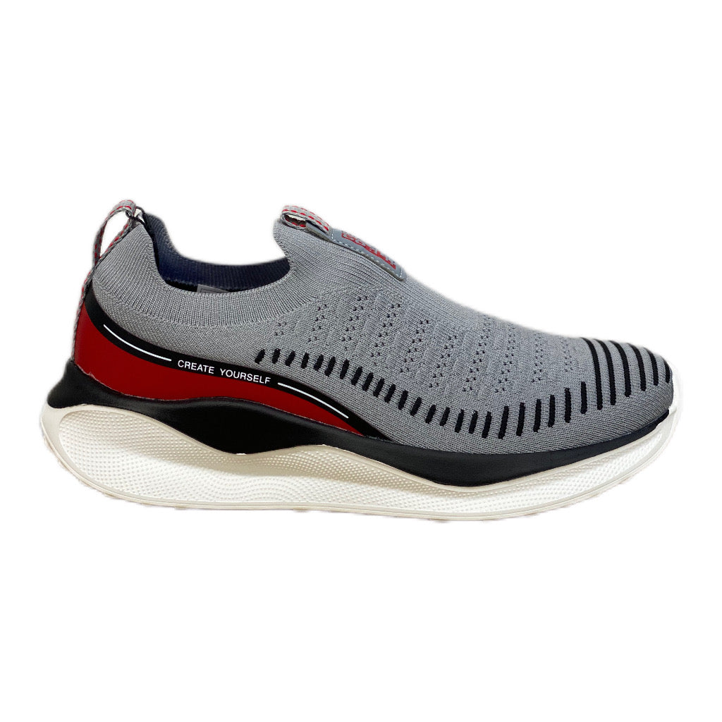 RHAPSODY BASKET GRIS ET ROUGE