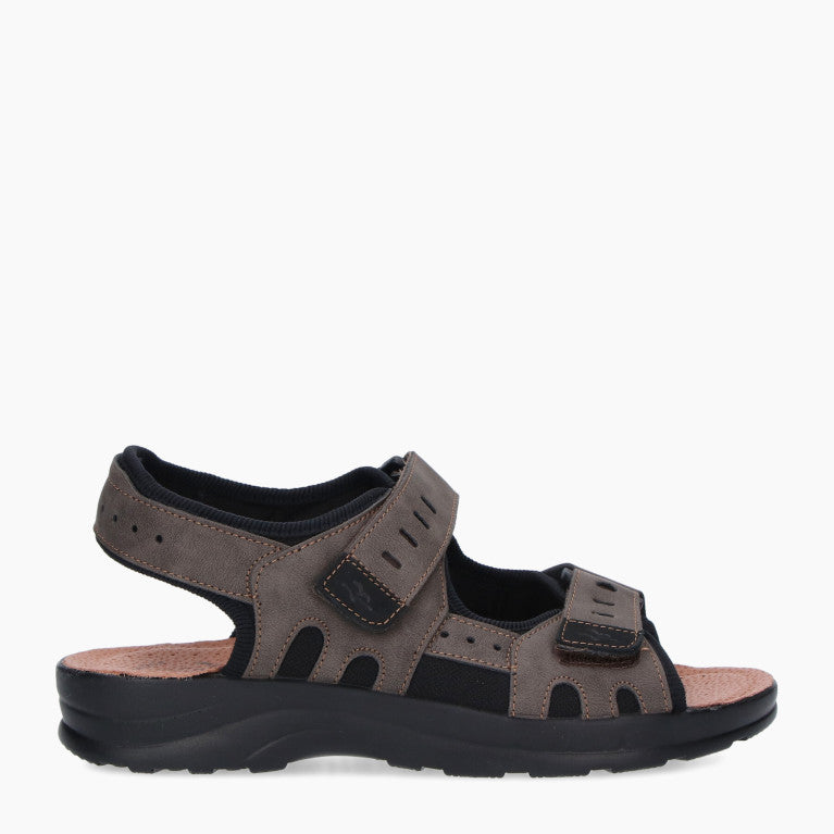 SANDALE FLY FLOT DARK BROWN