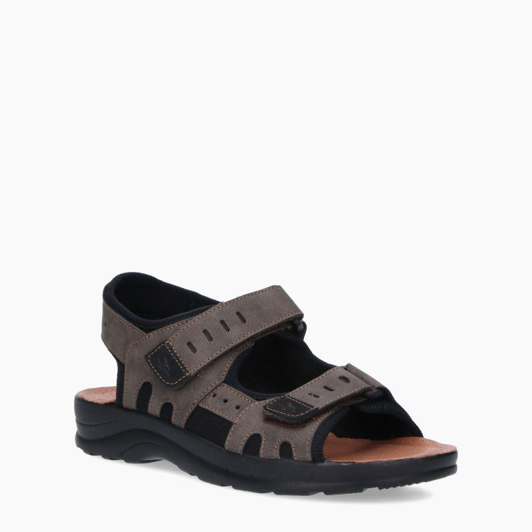 SANDALE FLY FLOT DARK BROWN