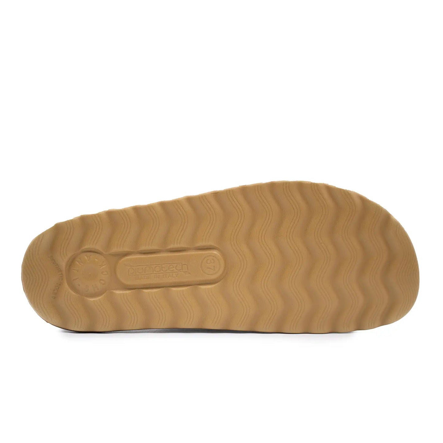 Leather Woman Slipper Tan