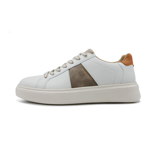 RHAPSODY CUIR BLANC ET MARRON (24AC611 CREAM)