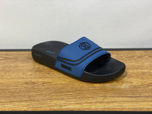 BRISK Claquette noir et bleu