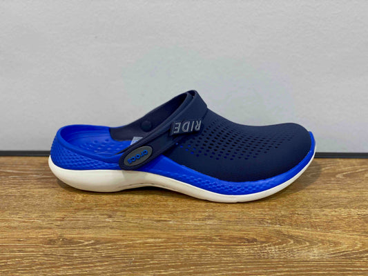 CROCS LITERIDE 360 CLOG bleu nuit et bleu et blanc
