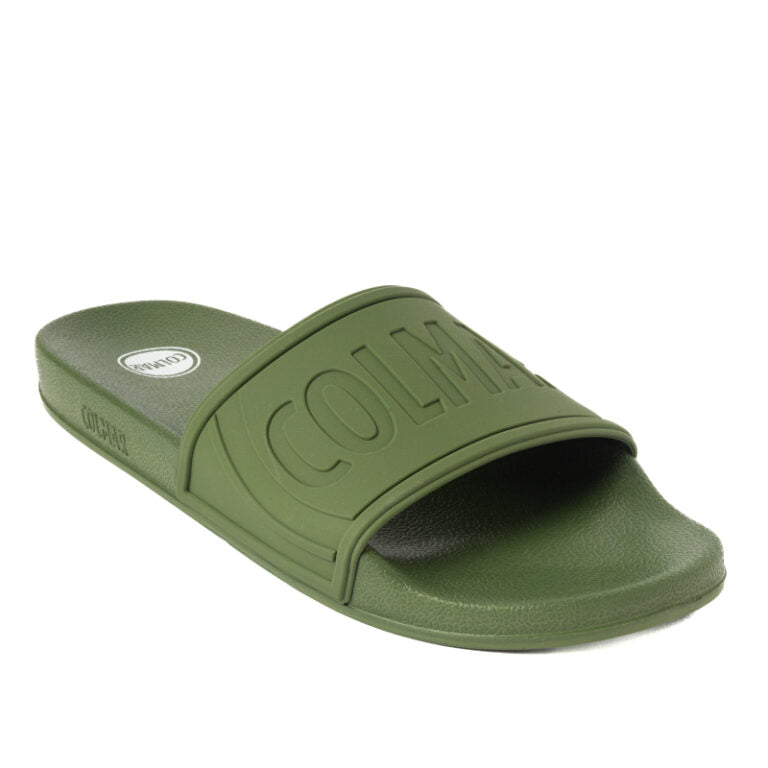 SLIPPER LOGO MILITARY GREEN 908 TG