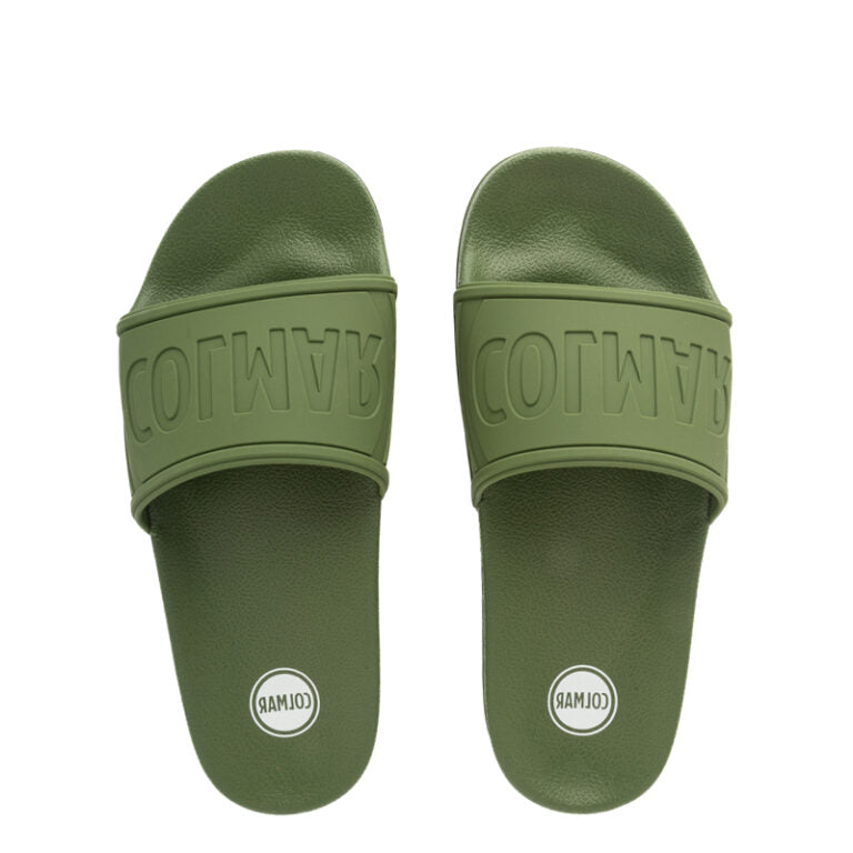 SLIPPER LOGO MILITARY GREEN 908 TG