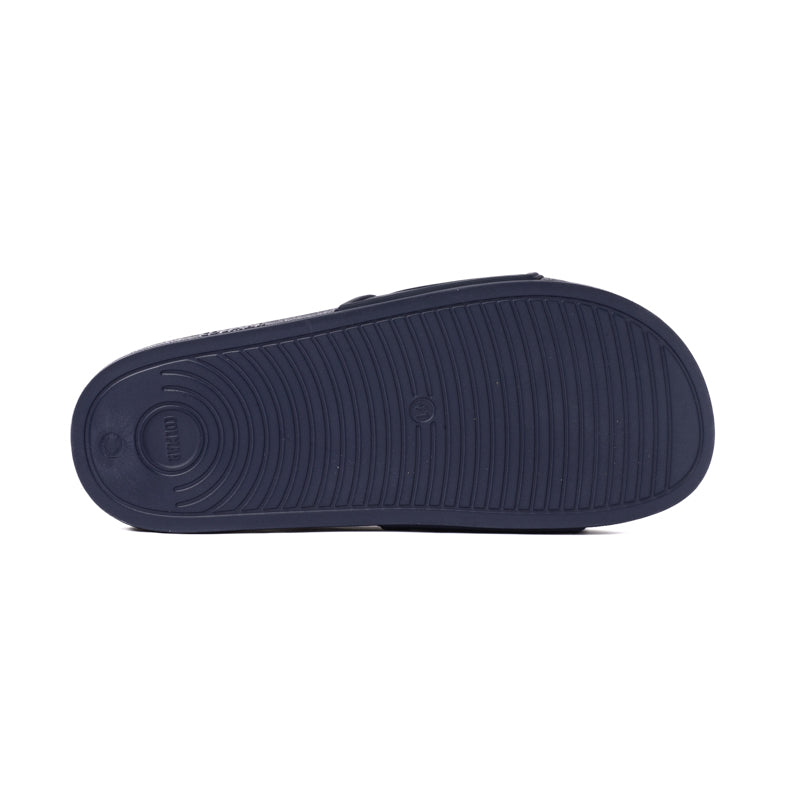 SLIPPER LOGO NAVY 909 TG