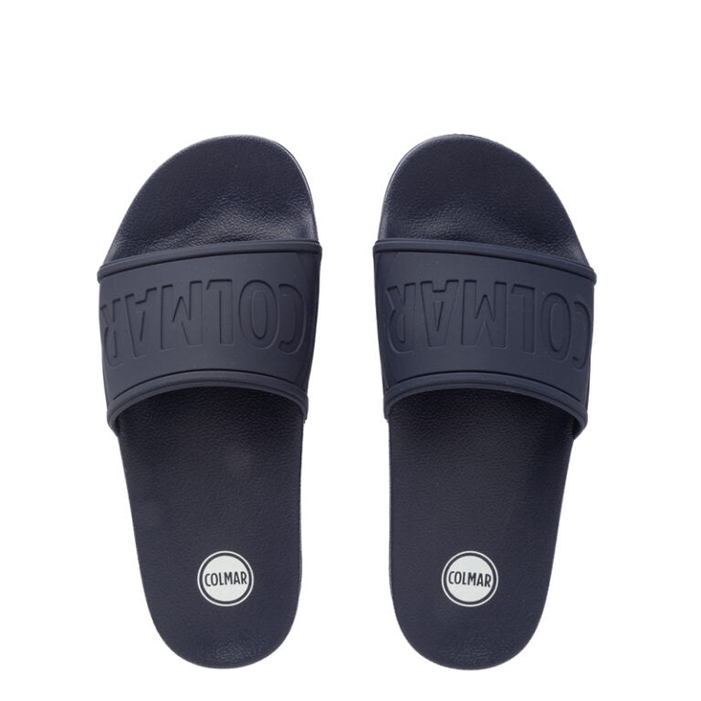 SLIPPER LOGO NAVY 909 TG