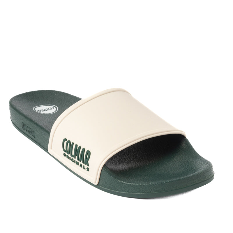 SLIPPER PLAIN GREEN-LT GREY 902 TG