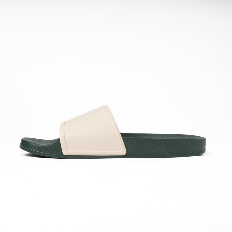 SLIPPER PLAIN GREEN-LT GREY 902 TG