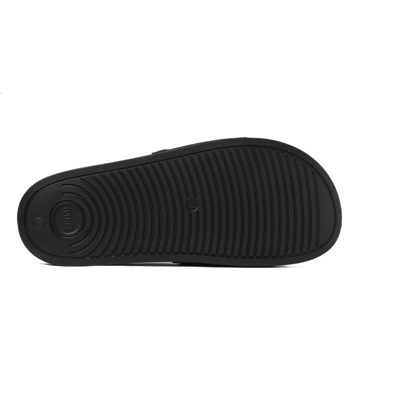 SLIPPER PLAIN BLACK-WHITE 904 TG