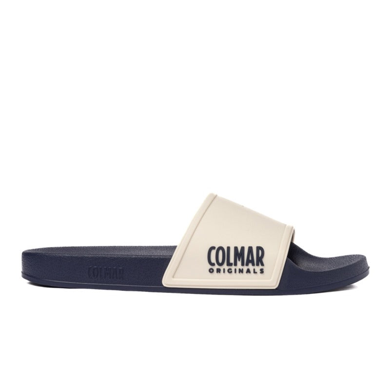 SLIPPER PLAIN NAVY-LT GREY 905 TG