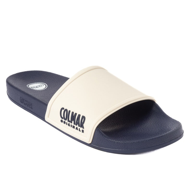 SLIPPER PLAIN NAVY-LT GREY 905 TG