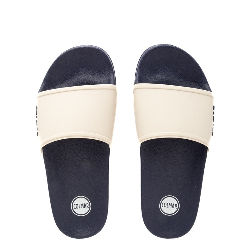 SLIPPER PLAIN NAVY-LT GREY 905 TG