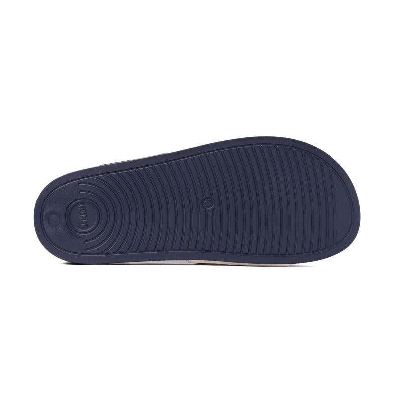 SLIPPER PLAIN NAVY-LT GREY 905 TG