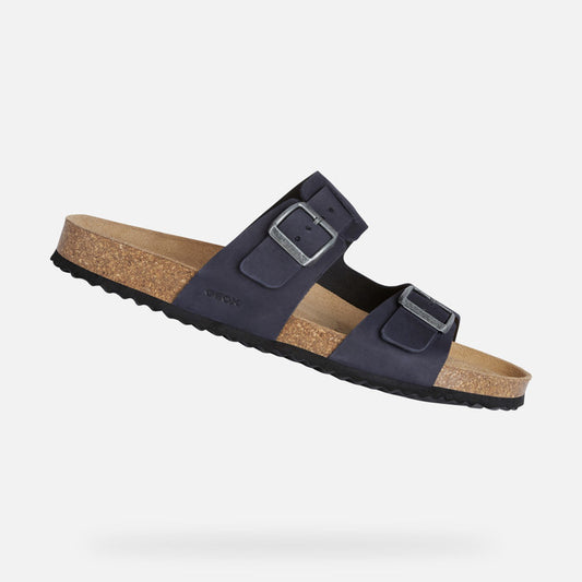 GEOX U SANDAL GHITA B - NBK LEA