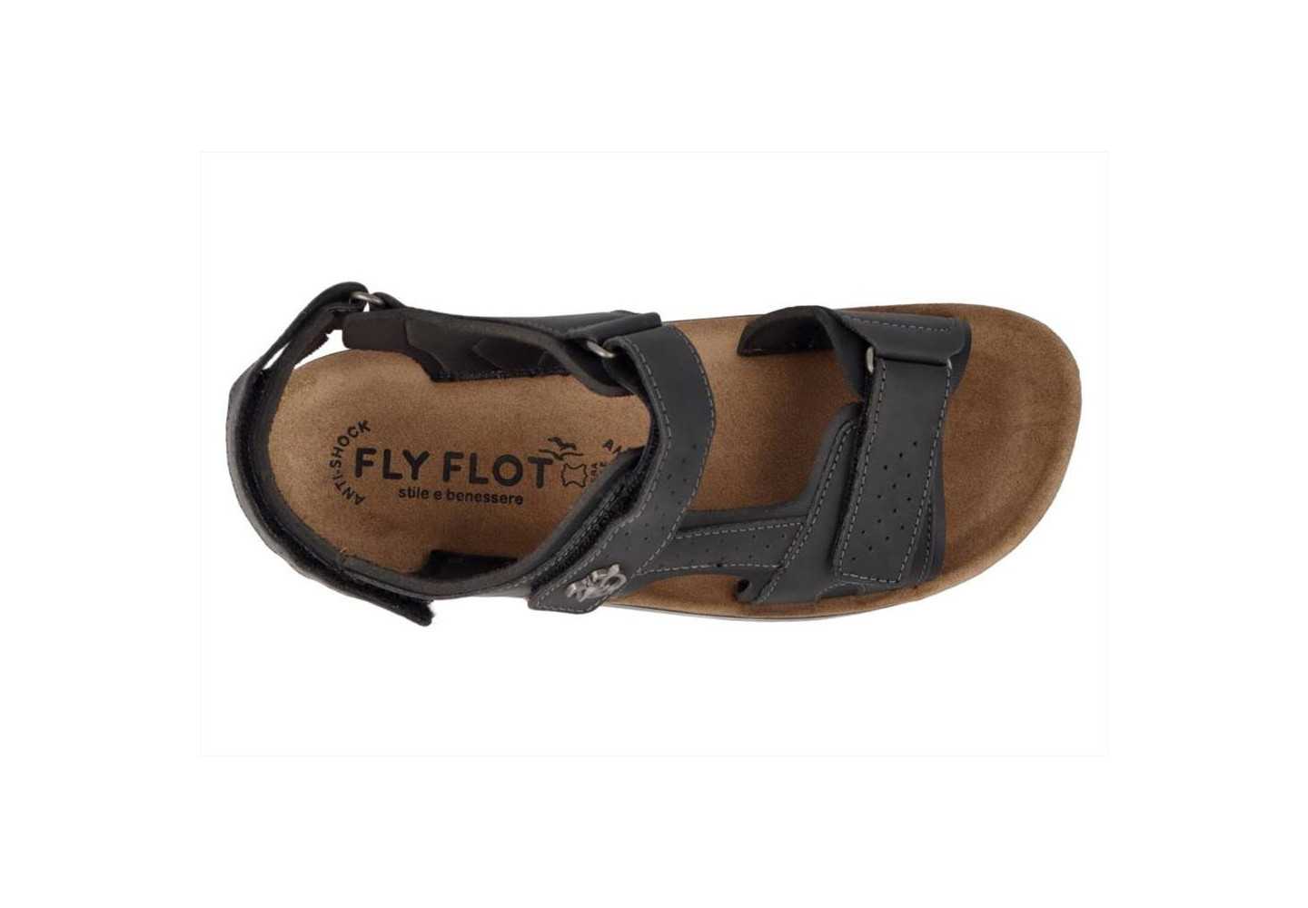 SANDALE FLY FLOT BLACK