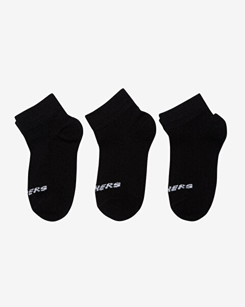 3PK UNISEX NON TERRY QTR CREW - FLAT KNIT