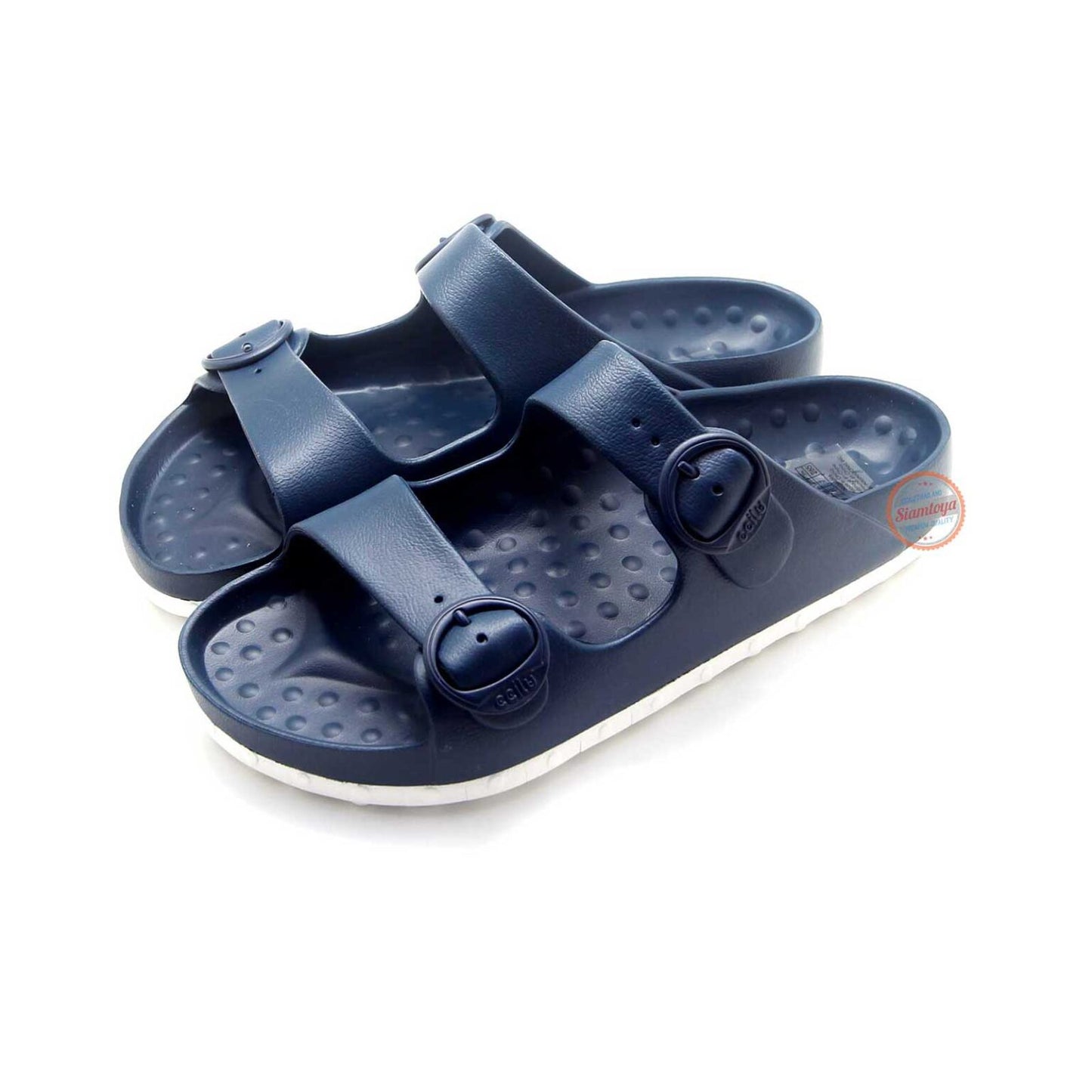 CCILU claquette bleu et blanc
