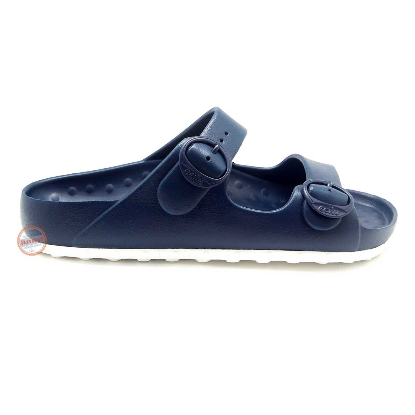 CCILU claquette bleu et blanc