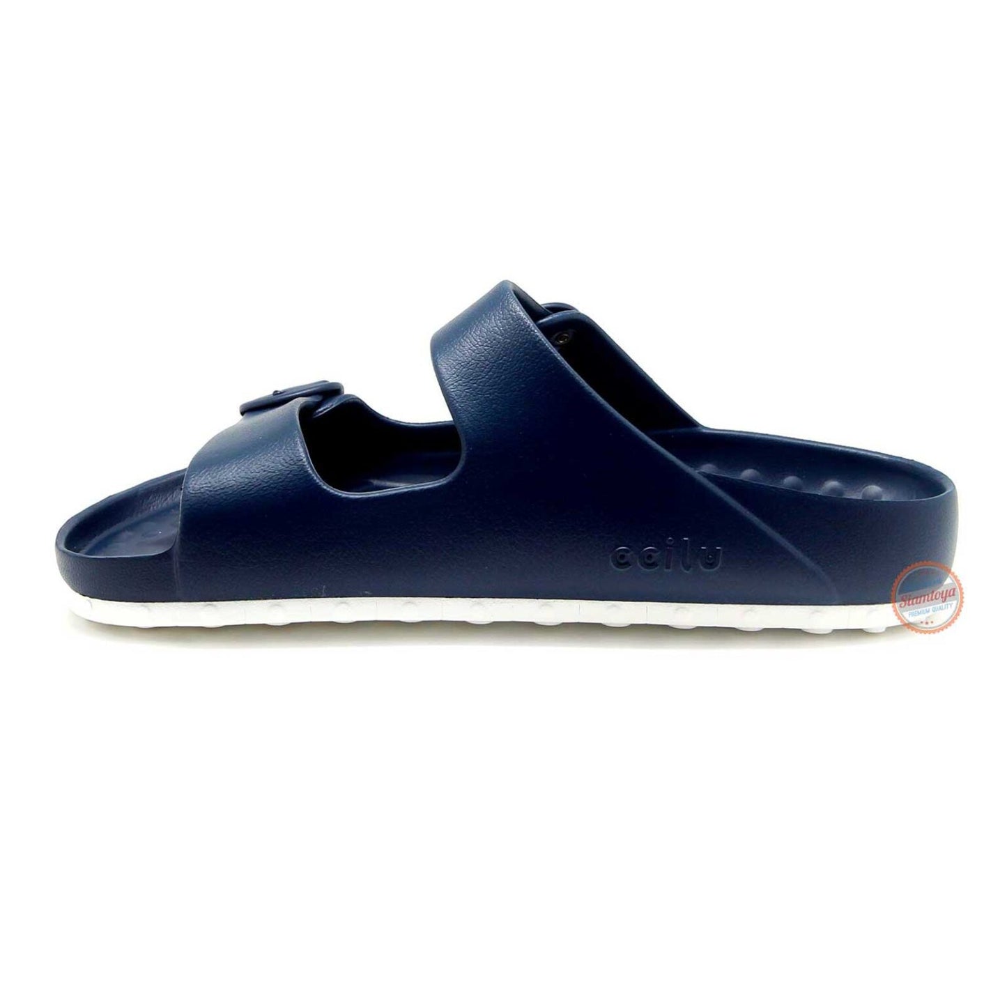 CCILU claquette bleu et blanc