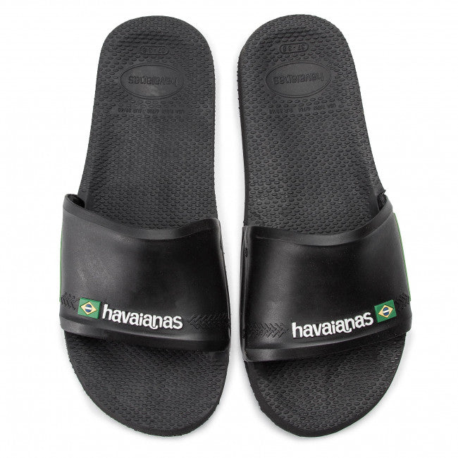HAVAIANAS SLIDE BRASIL PRETO