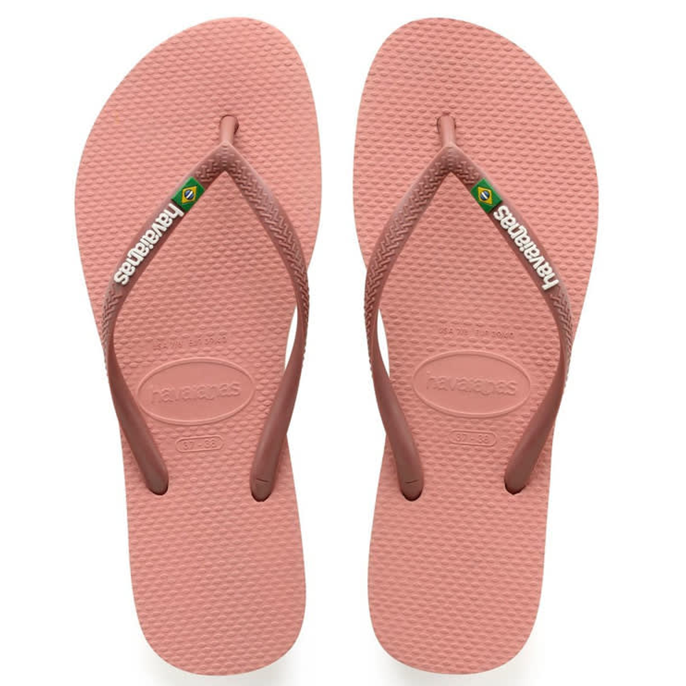 HAVAIANAS SLIM BRASIL ROSE