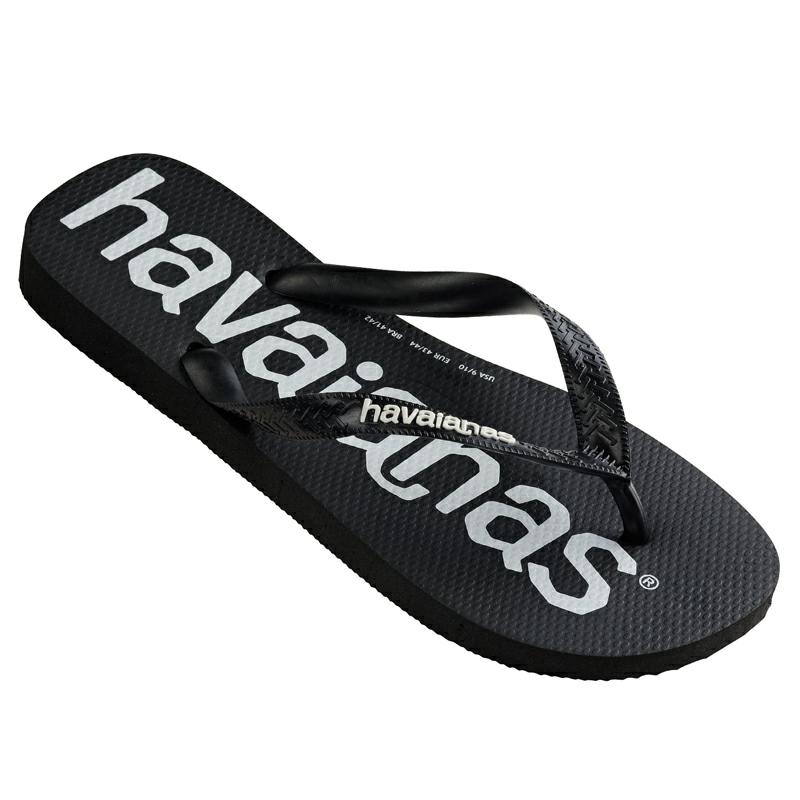 HAVAIANAS TOP LOGO MANIA PRETO