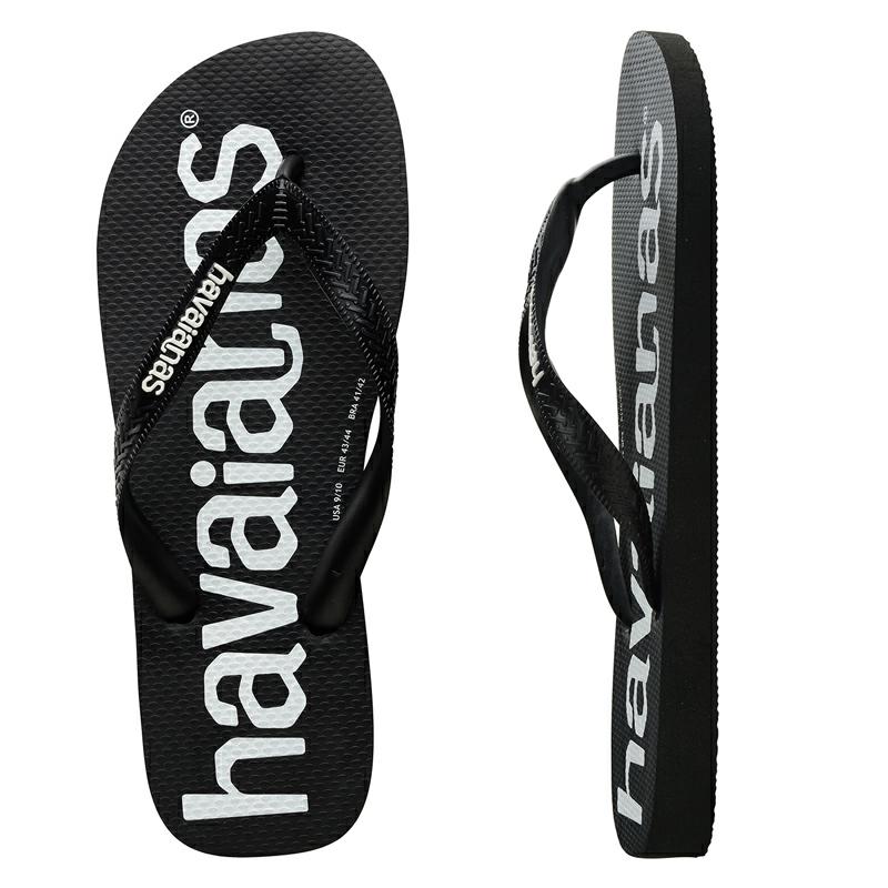 HAVAIANAS TOP LOGO MANIA PRETO