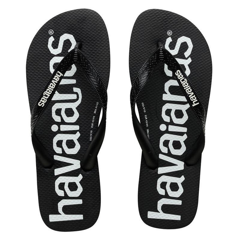 HAVAIANAS TOP LOGO MANIA PRETO