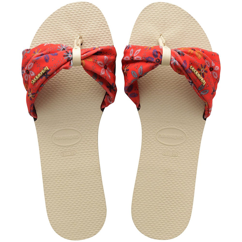 HAVAIANAS YOU SAINT TROPEZ BEGE PALHA