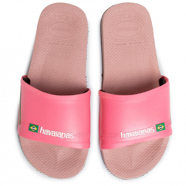 HAVAIANAS SLIDE BRASIL ROSA CROCUS