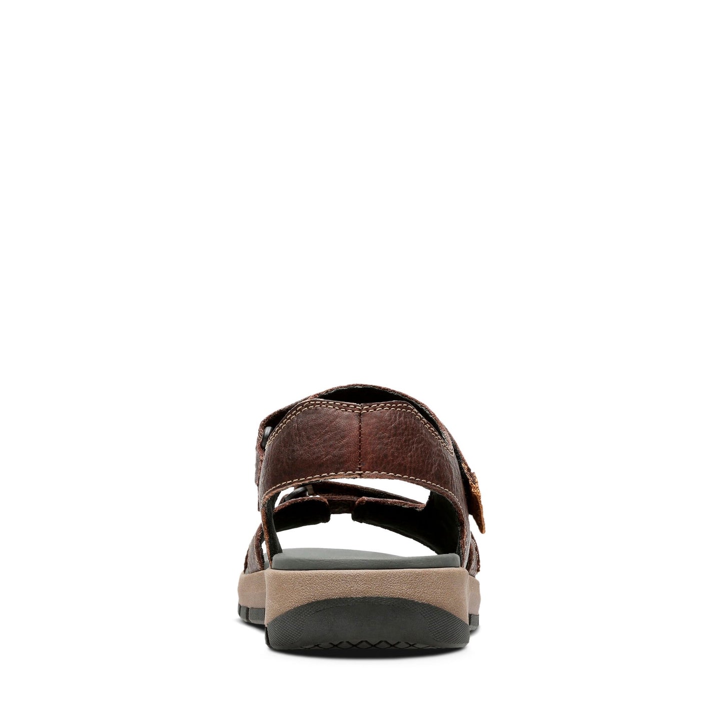 CLARKS Brixby Shore Dark Brown Leather
