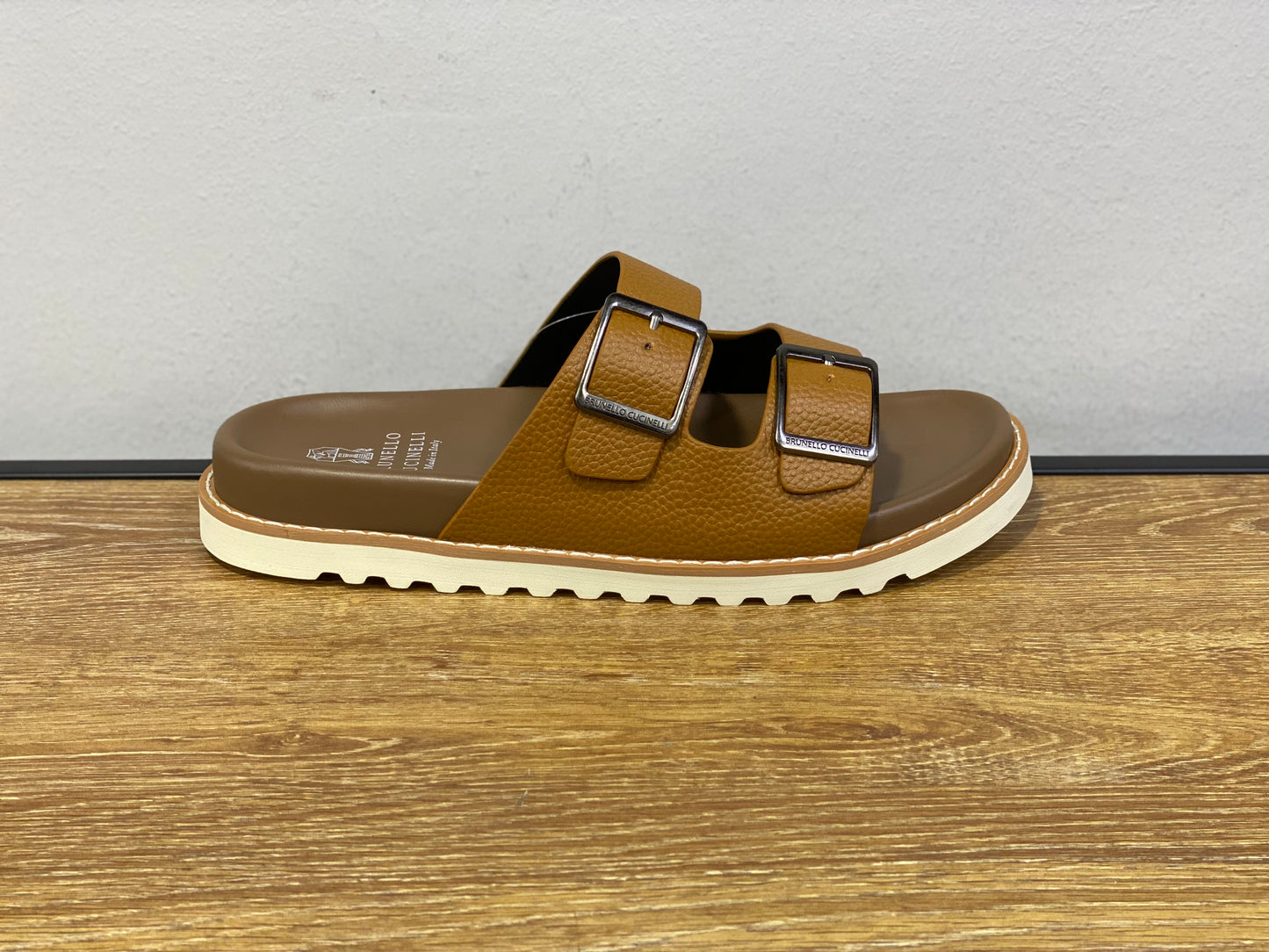 BRUNELLO CUCINELLI 2 boucles marron
