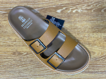 BRUNELLO CUCINELLI 2 boucles marron