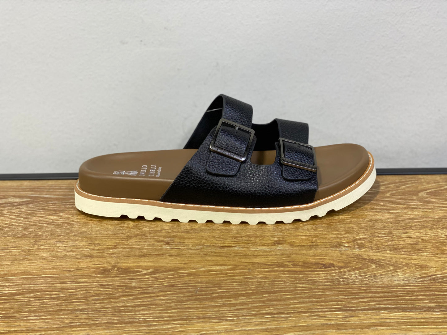 BRUNELLO CUCINELLI 2 boucles noir et marron