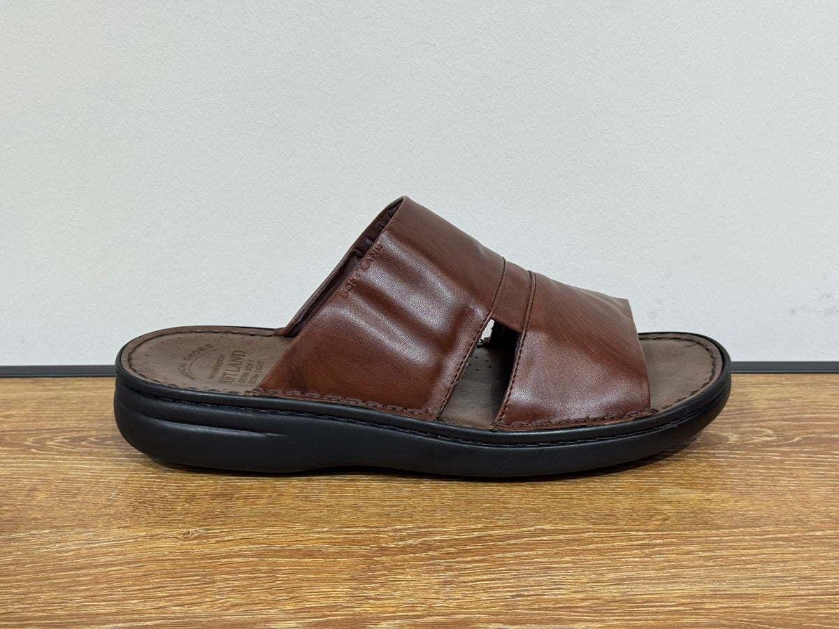 SOFTLAND claquette marron