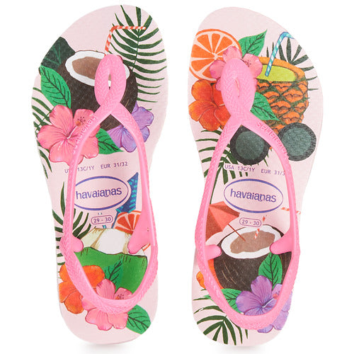 HAVAIANAS KIDS LUNA PRINT ROSA CREAM