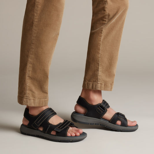 CLARKS Brixby Shore Dark Brown Leather